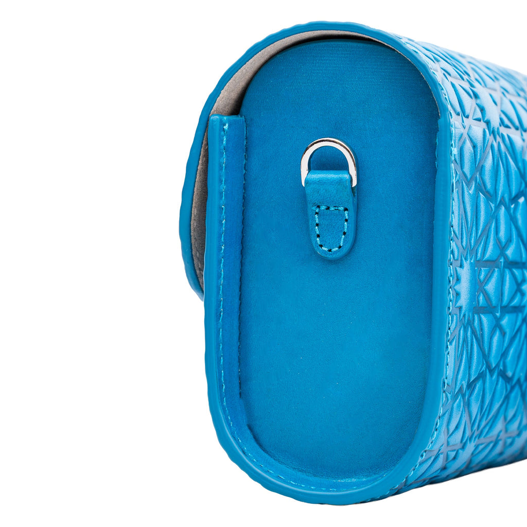 Blue Small Leather Bag Bayarcal