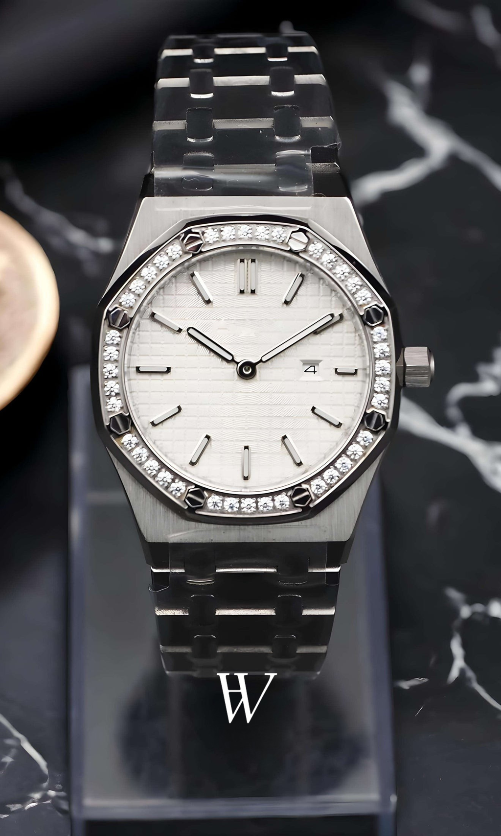 Lady Royal Seikoak Iced White