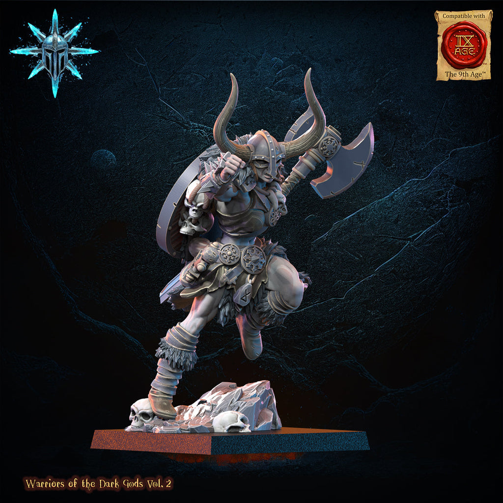 Barbarian Chief, Lost Kingdom Miniatures