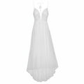 Rose Embroidered Maxi Dress | White