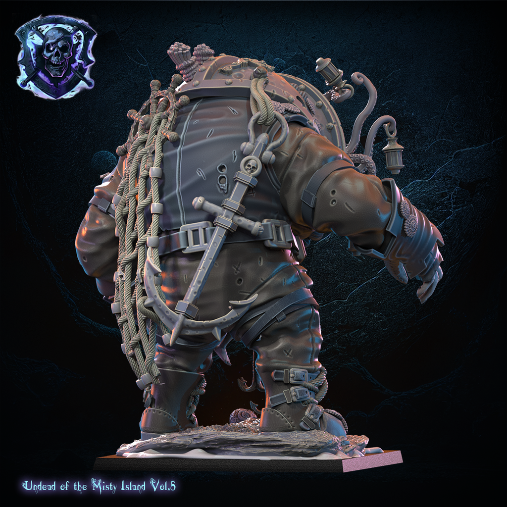 Deep Sea Diver & Small Beauty, Lost Kingdom Miniatures