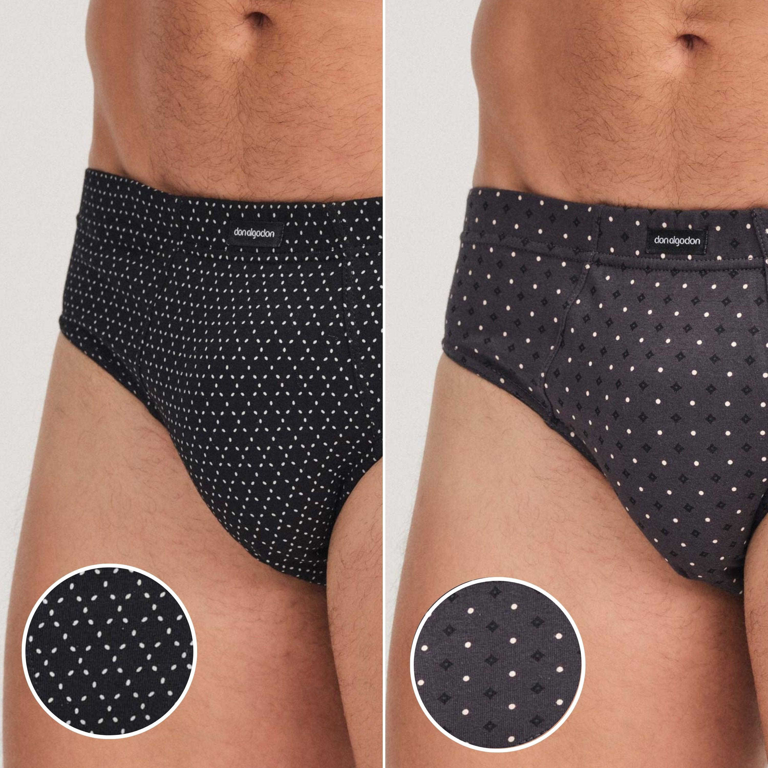 Don Algodón Premium | Pack de 6 Slips Para Hombres | 100% Algodón | Máxima Calidad y Comfort