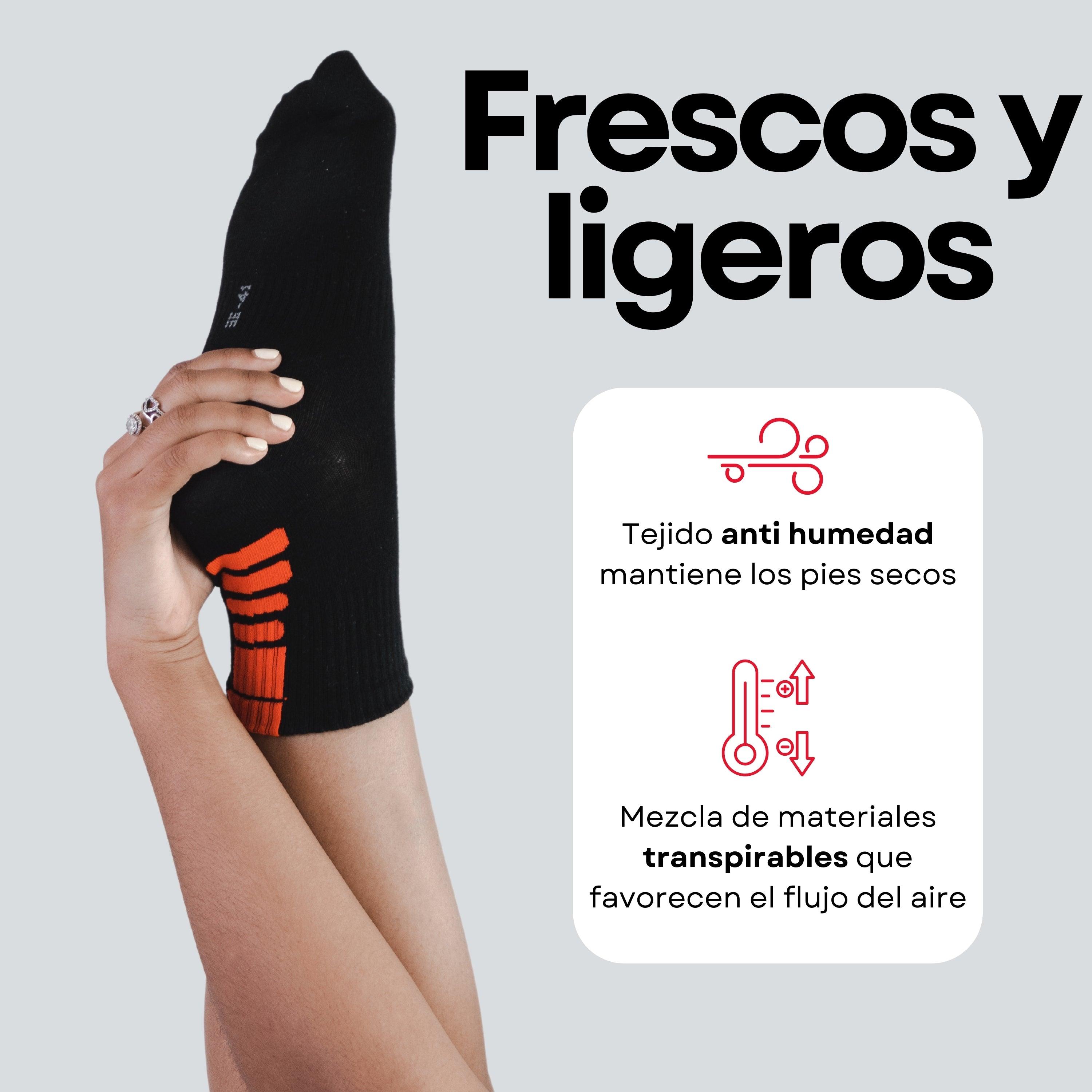 MVA | Pack de 3 Pares Surtidos de Calcetines Unisex Deportivos | Ricos en Algodón | Altos