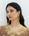 Sheeshmahal Shoulder Grazers By KYNAH, Luxury Indian Fashion & Bridal Wear