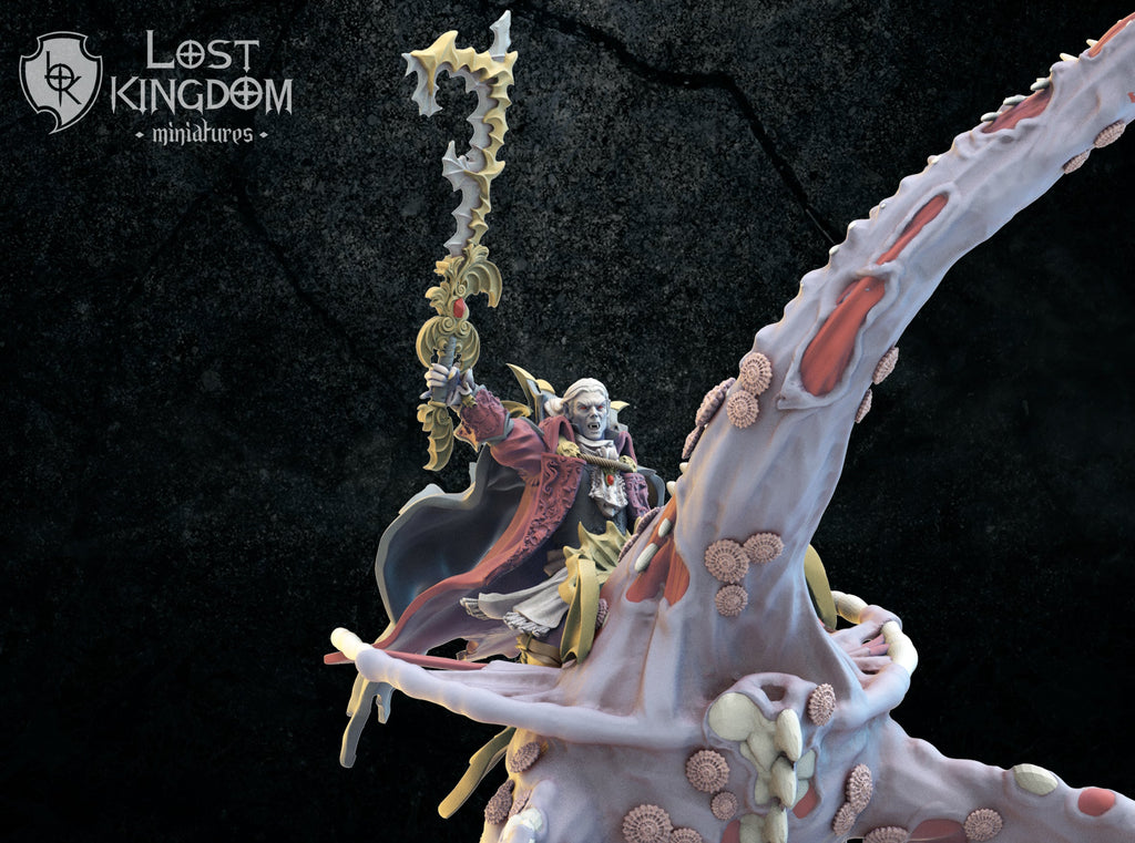 Alucard on Zombie Sea Dragon, Lost Kingdom Miniatures