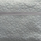Gray Embossed Crossbody Bag with Islamic Design Pattern