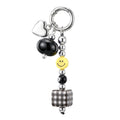 Black Smile Checkered Strap