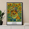 Personalizada Convertir Foto en Girasol Pinturas al Óleo Efecto Póster Pintura al Óleo Lienzo Recuerdo Aniversario Cumpleaños Regalo para Familia Amigo