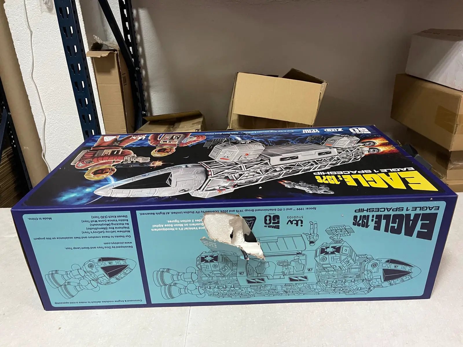 Space 1999 eagle 1976 retro mattel edition playset 92cm