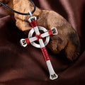 Personalizada Industrial Cruz Diseño Collar con Inicial Dainty Joyería Bautizo Oración Día Religioso Regalo para Mujeres Cristianas
