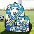 Juegos de pelota de colores personalizados Mochila Bolsa de almuerzo Estuche con nombre Regalo de vuelta al cole para estudiantes