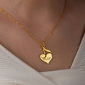 Collar Personalizado Corazón Nota Musical con Nombre Joyería delicada Regalo de Graduación Cumpleaños para Amantes de la Música