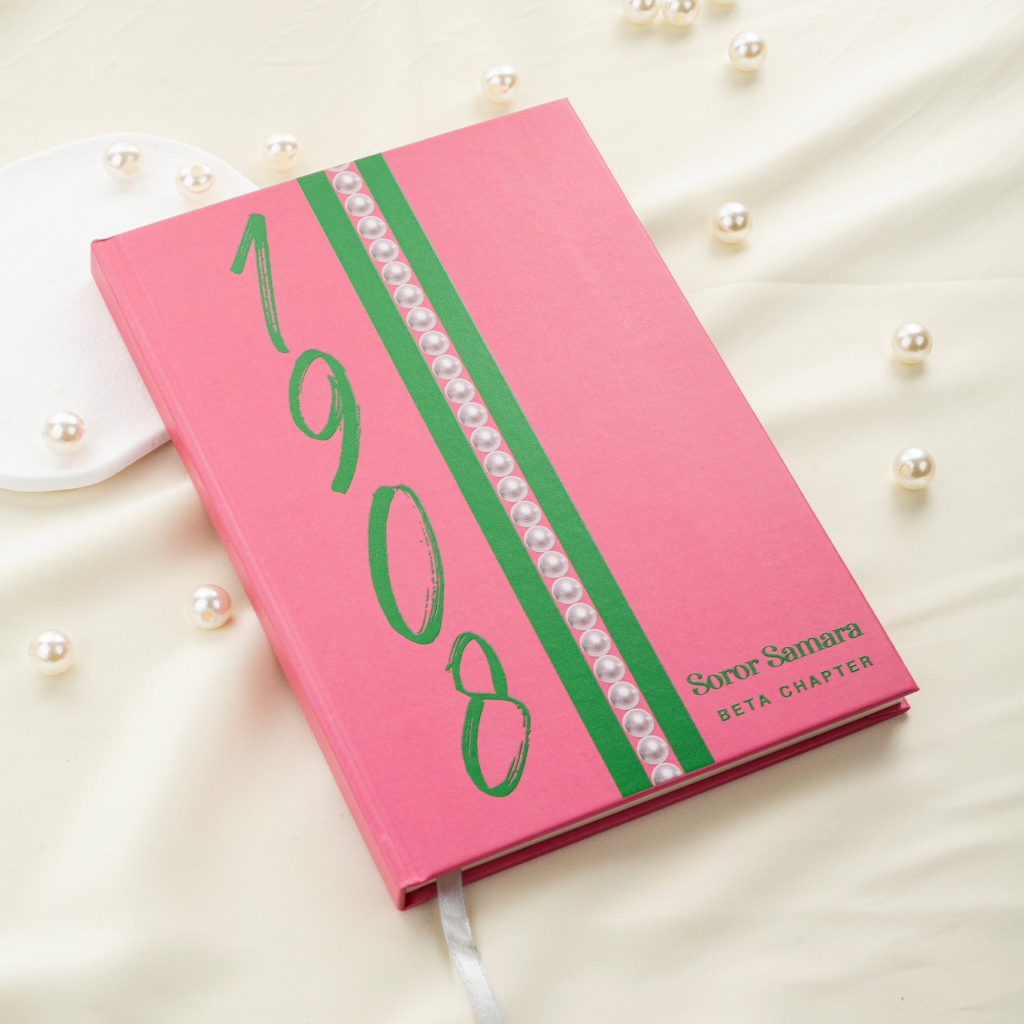 Libreta Personalizada Perla A5 con Nombre y Año Sorority Bid Day Initiation Big Little Gift for Sorors
