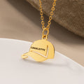 Collar colgante personalizado de gorra de béisbol con nombre Game Day Accessories Birthday Gift for Baseball Lovers Players
