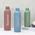 Personalizada Globo Sol Cereza Botella de Agua de Acero Inoxidable Aislante con Nombre Grabado Vuelta al Cole Cumpleaños Aniversario Regalo para Amigos Familia