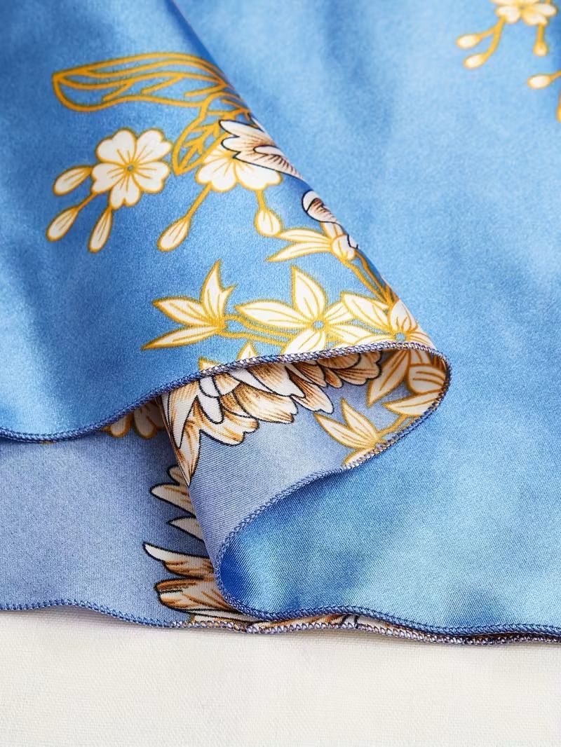 PIJAMA SATÉN 2 PIEZAS – AZUL-VOYAGE EASE
