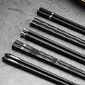 Very Fancy Chopsticks 5 Pairs - Black