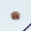 5.08 CT Old Mine Cushion Cut Champagne Diamond