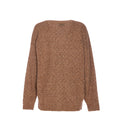 Pinko Sweaters Brown Wool Nylon Viscose