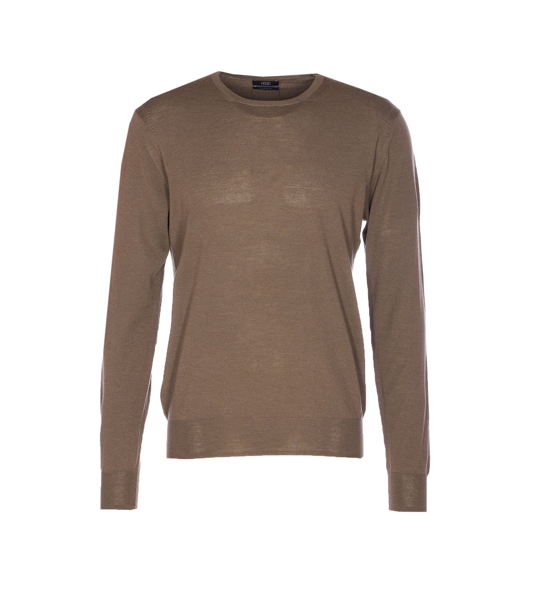Hosio Sweaters Brown Wool