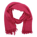 Faliero Sarti Scarfs Fuchsia Cashmere Silk