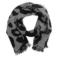 Faliero Sarti Scarfs Black Virgin Wool Cashmere Silk