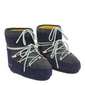MOON BOOT X GUEST IN RESIDENCE Blue Suede Leather/rubber Sole