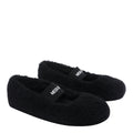 Moon Boot Flat shoes Black Shearling/rubber Sole