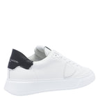 Philippe Model Sneakers White Calf Leather/rubber Sole - 41