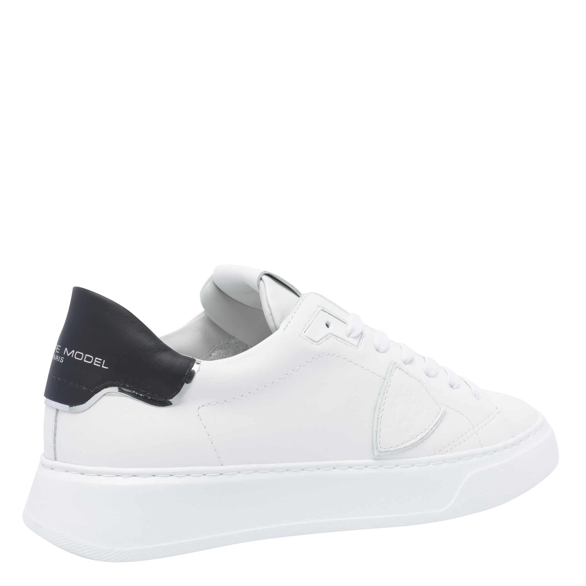 Philippe Model Sneakers White Calf Leather/rubber Sole - 41