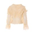 Rixo Top Beige Polyamide