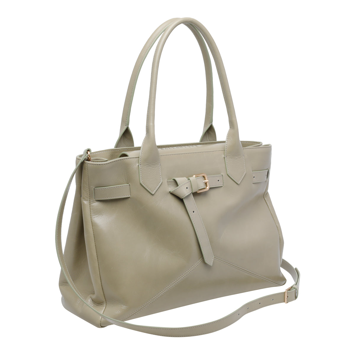 Ballantyne Bags Green Calf Leather