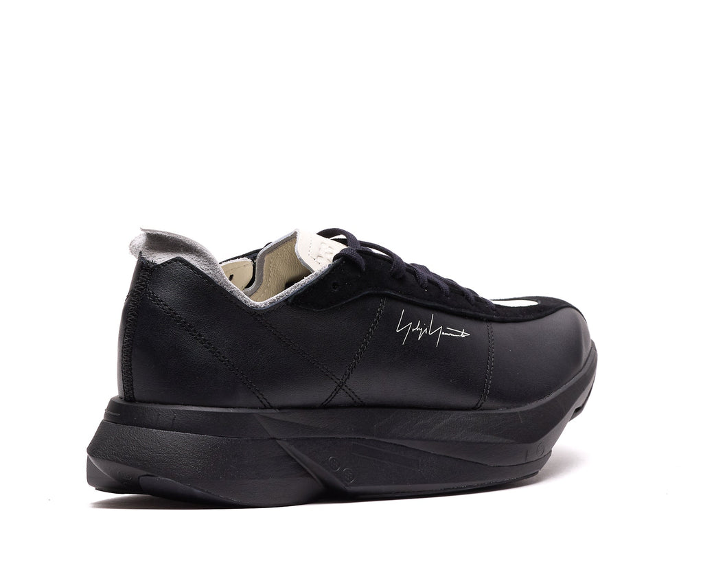 Y-3 Sneakers Black Leather And Suede