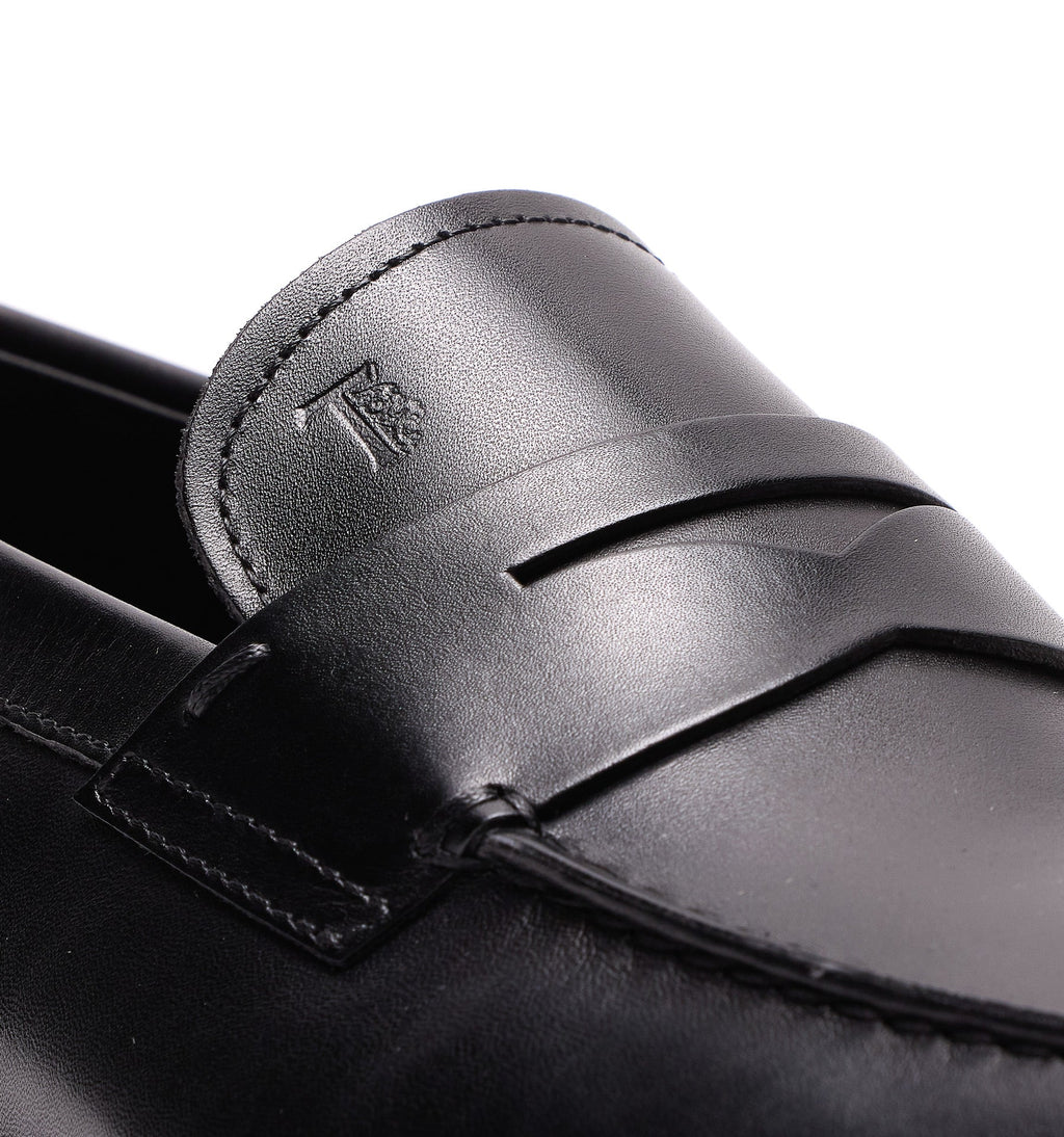 Tods Flat shoes Black Leather Upper And Sole - 5+