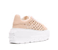 Casadei Sneakers Pink Leather And Fabric Upper