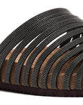Brunello Cucinelli Sandals Black Leather And Beads - 39