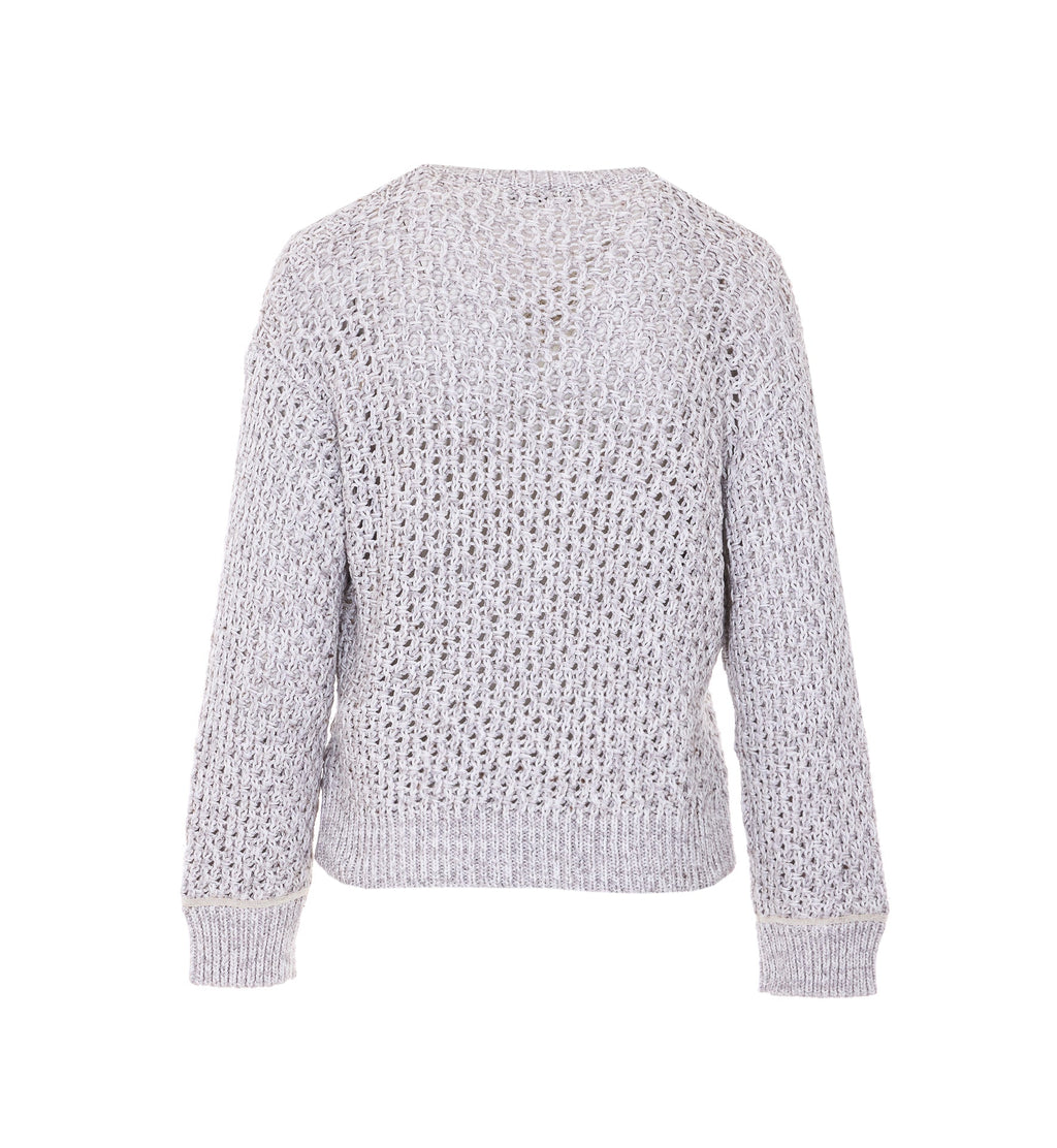 Fabiana Filippi Sweaters Grey Cotton - 44