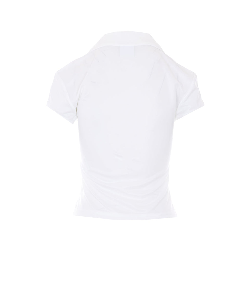 Courreges T-shirts and Polos White Polyester
