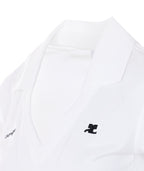 Courreges T-shirts and Polos White Polyester