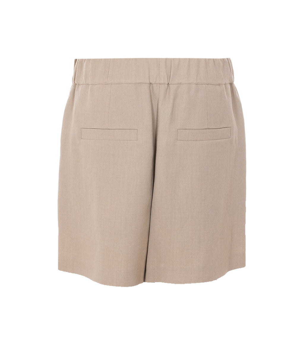 Brunello Cucinelli Shorts Beige Viscose