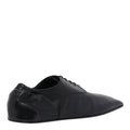 MM6 Maison Margiela Flat shoes Black Calf Leather/leather Sole - 40
