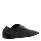 MM6 Maison Margiela Flat shoes Black Calf Leather/leather Sole - 40