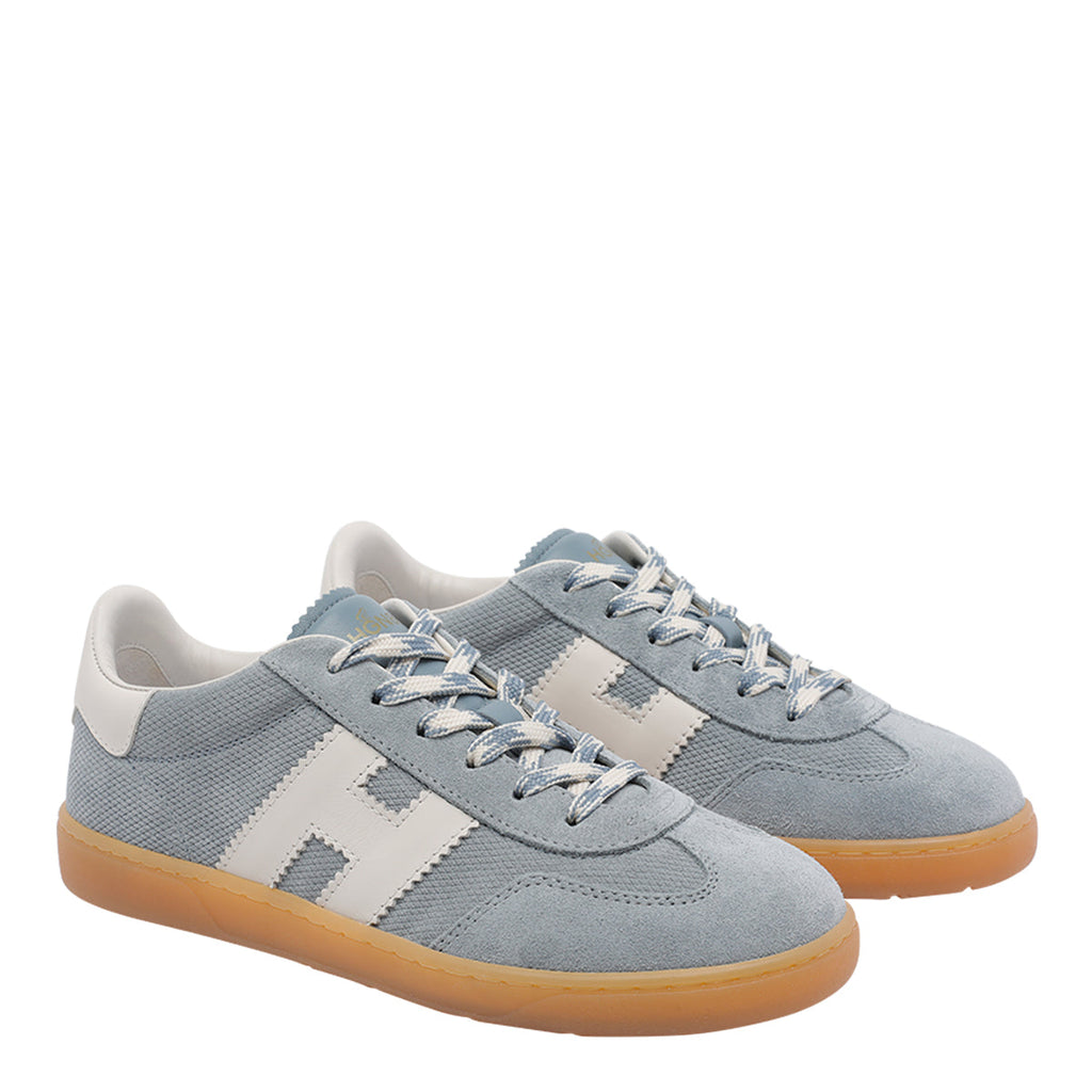 Hogan Sneakers Blue Suede Leather/rubber Sole