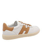 Hogan Sneakers White Calf Leather/rubber Sole - 35