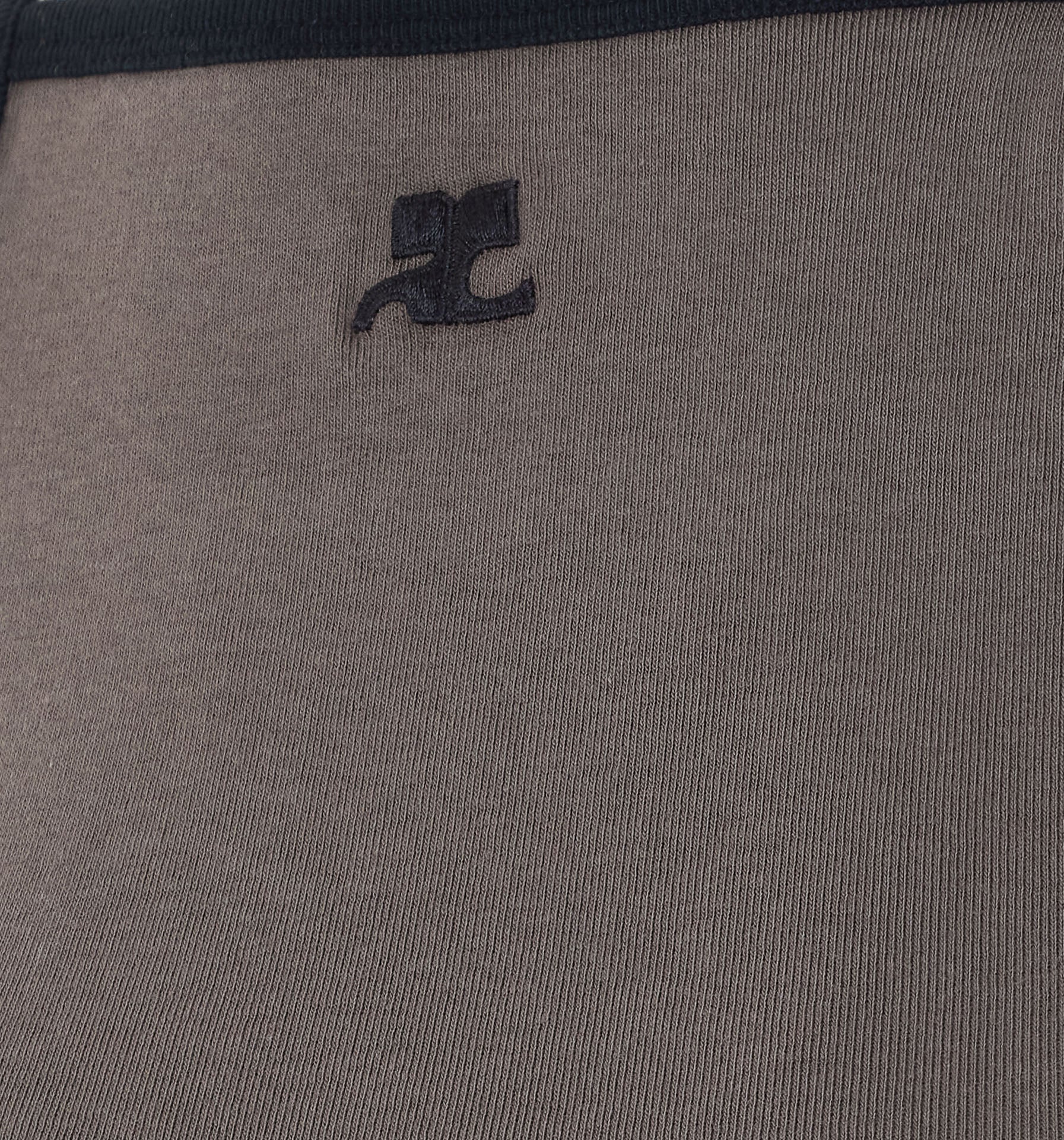 Courreges Top Grey Cotton - M