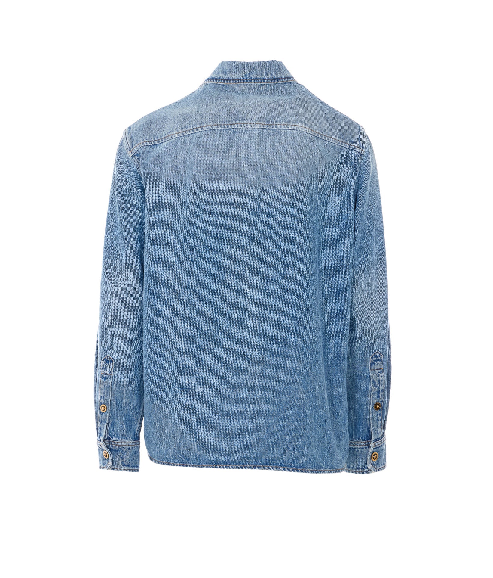 Versace Shirts Blue Cotton - 50