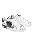 Dolce & Gabbana Sneakers White Calf Leather/rubber Sole