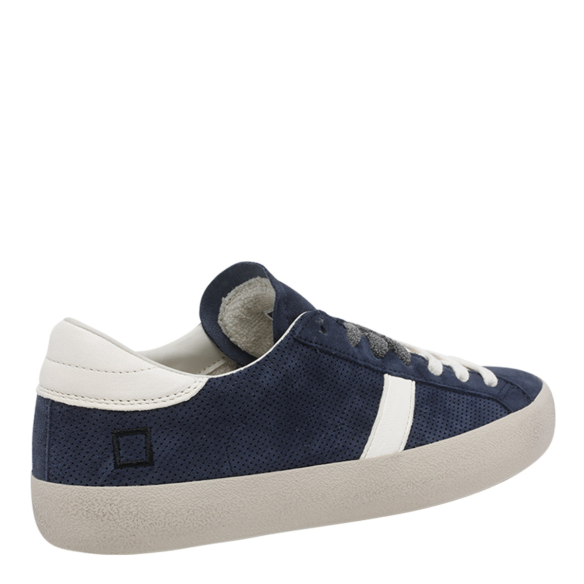 D.A.T.E. Sneakers Blue Suede Upper/ Rubber Sole - 42