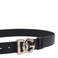 Dolce & Gabbana Belts Black Calf Leather
