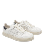 Premiata Sneakers White Calf Leather/rubber Sole - 45